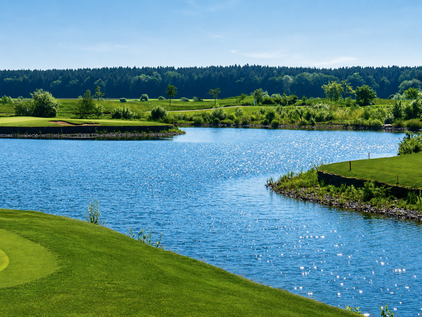Lake and fairway